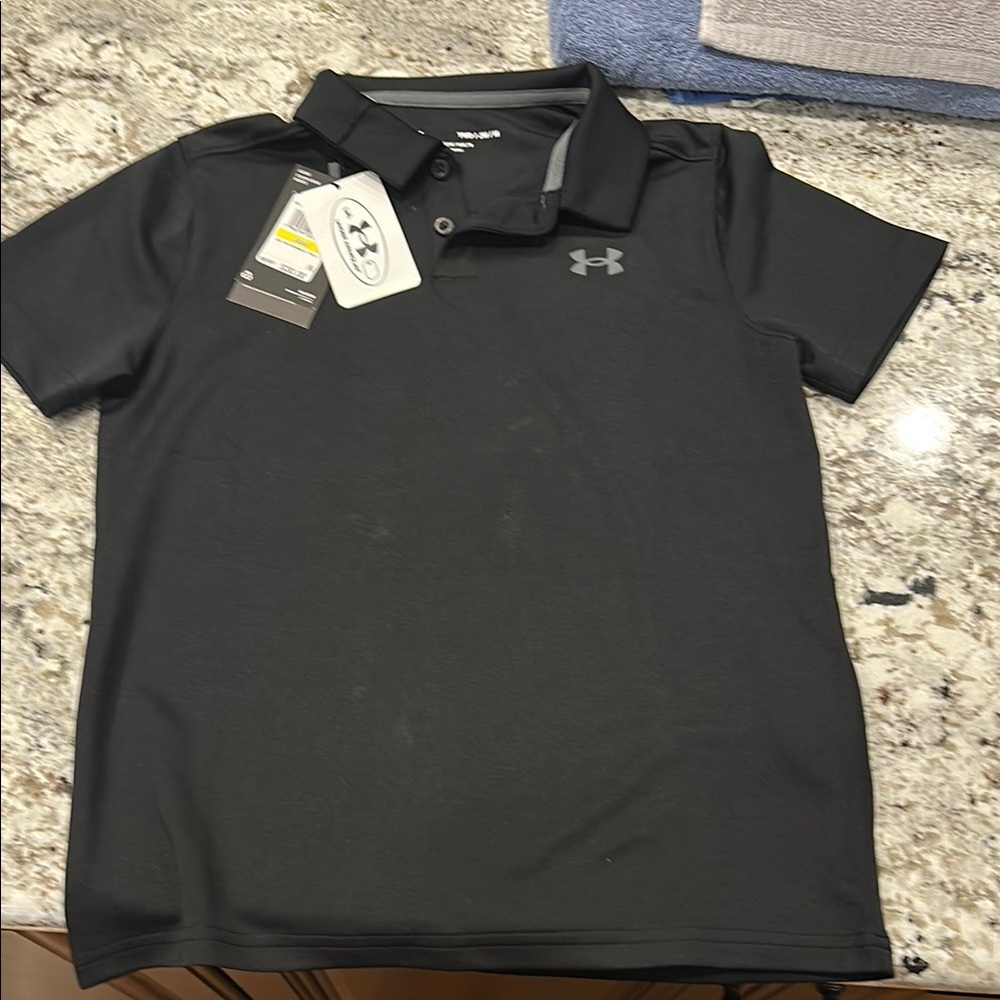 Under Armour Jet Black Performance Polo